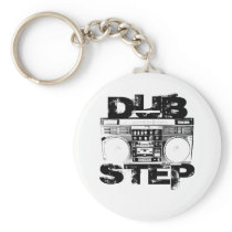 Dubstep Black Boombox Keychains