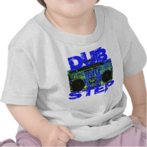 Dubstep Blue Boombox Shirt