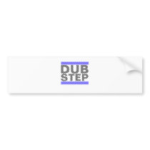 Dubstep Blue Bumper Sticker