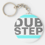Dubstep Cyan Keychains