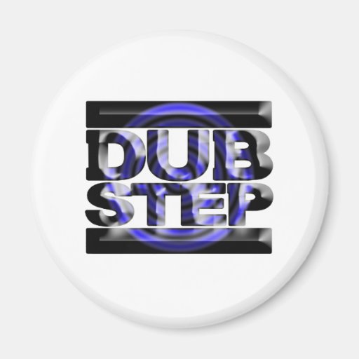 DUBSTEP dub step t shirt blue spin rusko caspa Refrigerator Magnet