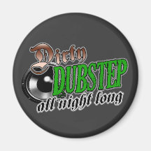 Dubstep fan gift refrigerator magnets