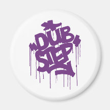 Dubstep FatCap Kush Purple Refrigerator Magnet
