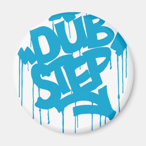 Dubstep FatCap Sky Blue Refrigerator Magnet