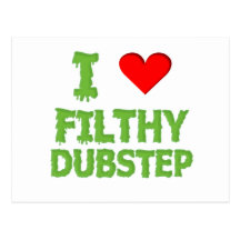Dubstep Filthy dub step bass techno wobble Postcard