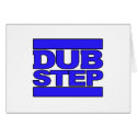 DUBSTEP Logo blue cards
