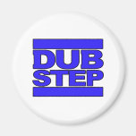 DUBSTEP Logo blue Magnets