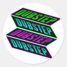DUBSTEP Neon Sticker