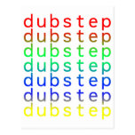Dubstep Text Colour Spectrum Postcards