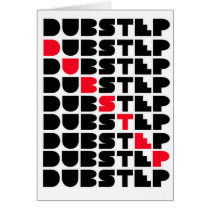 Dubstep WALL girls or guys Dubstep music Card