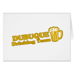 Dubuque Drinking Team tee shirts Greeting Card