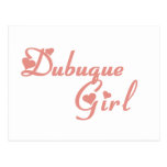 Dubuque Girl tee shirts Post Cards