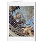 Duchess And African Slave By Andrea Mantegna Greeting Cards