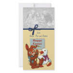 Duck and Bunny Easter photo cards