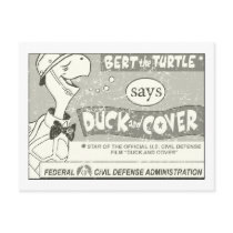 Duck and Cover - distressed
