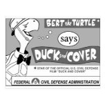 Duck and Cover Post Cards