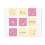 Duck Baby Shower Invitation Postcard