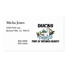 Duck Beauty Business Cards