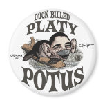 Duck Billed Platy Potus Gear Fridge Magnet