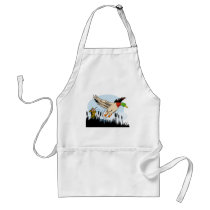 duck bird hunter hunting aiming shotgun rifle aprons