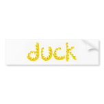 Duck Bumper Sticker