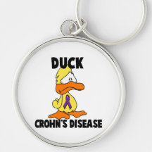 Duck Crohns Disease Keychains