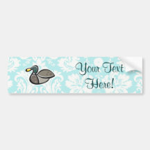 Duck; Cute Bumper Sticker