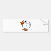 Duck Design Bumper Sticker
