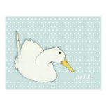 Duck Dip dots Hello Postcard
