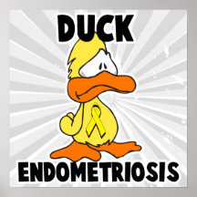 Duck Endometriosis Print