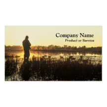 Duck hunting business card