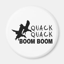 DUCK HUNTING REFRIGERATOR MAGNET