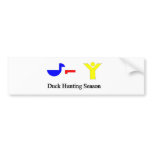 Duck Hunting Season Bumper Stickers
