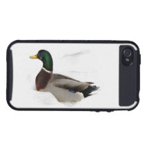 Duck in Snow iPhone 4 Case
