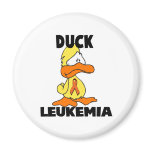Duck Leukaemia (Orange Ribbon) magnets