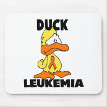 Duck Leukaemia (Orange Ribbon) Mousemat