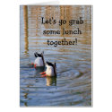 Duck Lunch cards