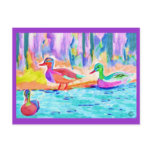 duck painting Postcards
