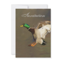 Duck Party Announcement Invitation