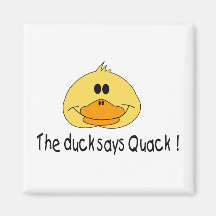 Duck Says Quack Magnets