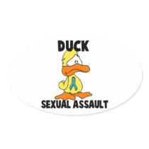 Duck Sexual Assault Sticker