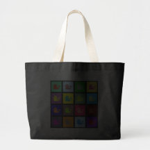 Duck Tile Wallpaper Canvas Bag
