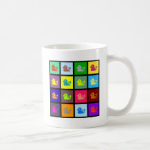 Duck Tile Wallpaper Coffee Mug