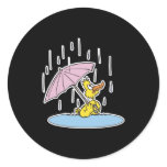 duck with umbrella stickers