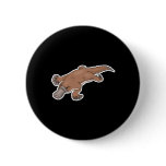 duckbilled platypus pinback button