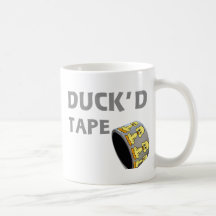 Duck'd Tape Duckies on Duct Tape Humour Coffee Mug