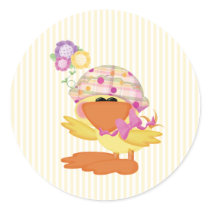 Duckie Girl Sticker