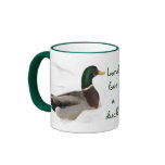 Ducks in Snow Lord Love a Duck mugs