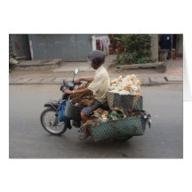 Ducks on motorbike-Vietnam Cards