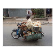 Ducks on motorbike-Vietnam Postcard
